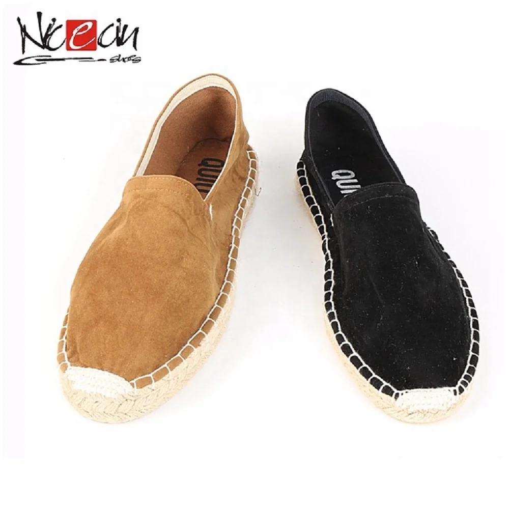 Эспадрильи мужские резиновые, модная простая повседневная обувь, черные