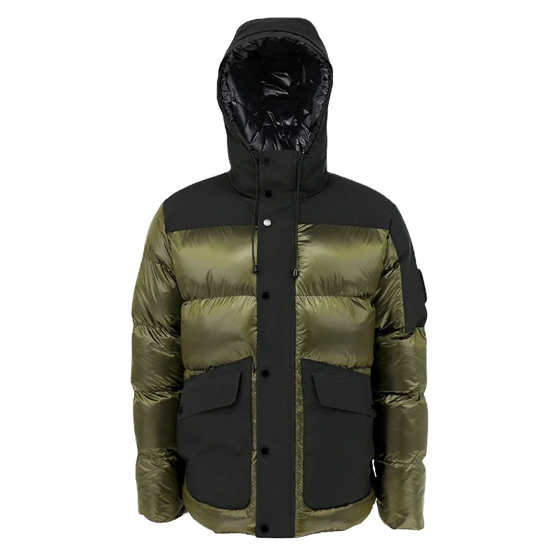 Mens Padded Coats Bubble Puffer Jacket Windproof Waterproof Custom Outdoor Warm Winter Nylon Jackets Men_voghion.com