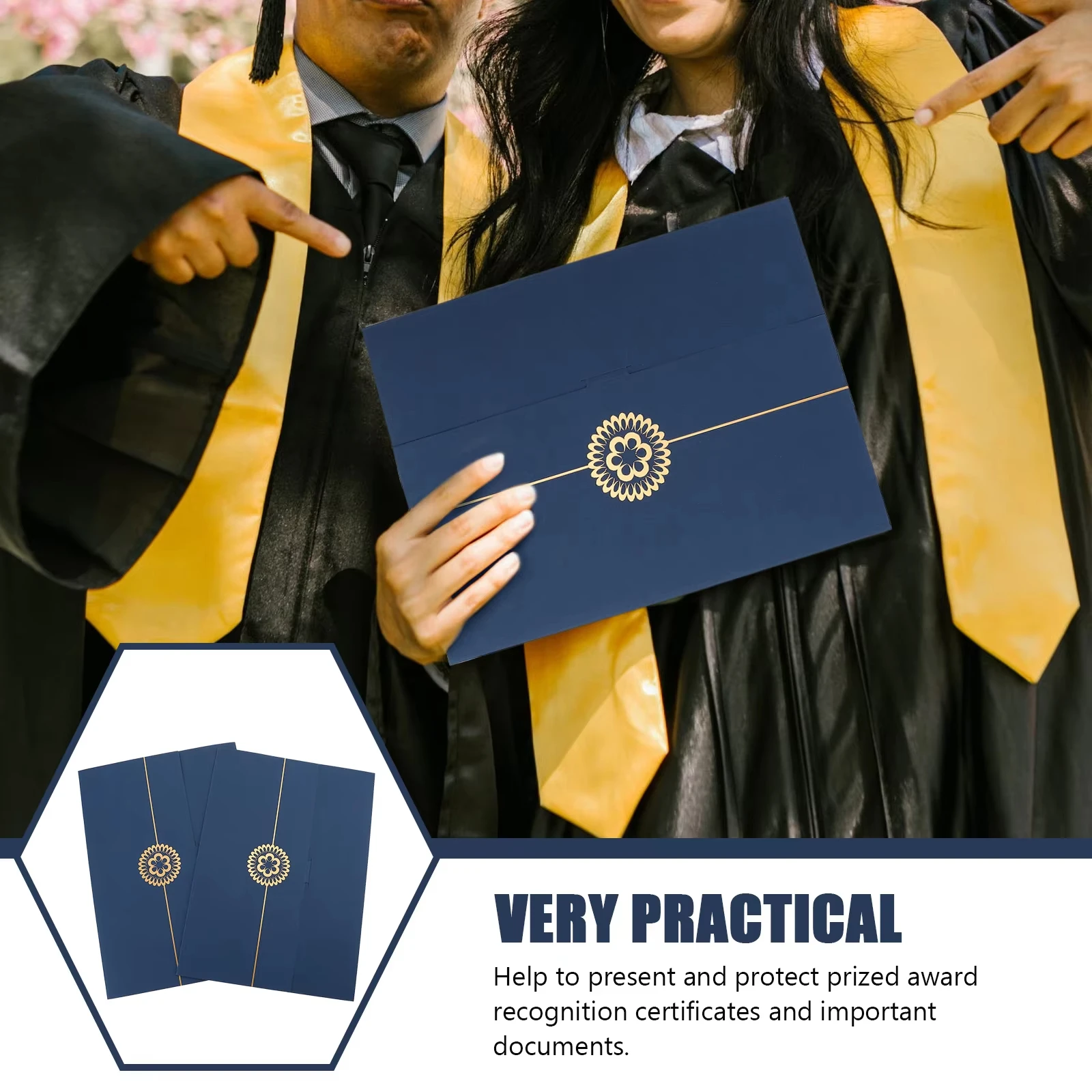 Wholesale Custom A4 Diploma Certificate File Folder Paper Certificate ...