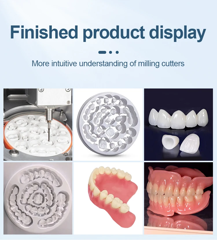 Dof Dental Laboratory Cadcam Crn Cvd Milling Machine Burs For Dry Sale Zirconia Block Diamond