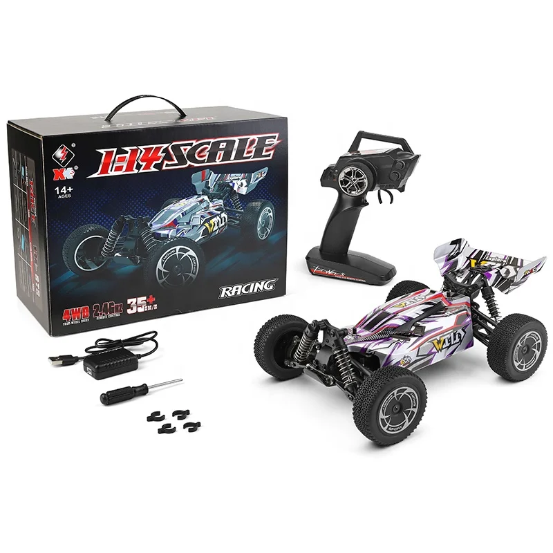 2024 Wltoys XK 144016 1/14 Scale 4WD RC Racing Buggy 4X4 RTR with
