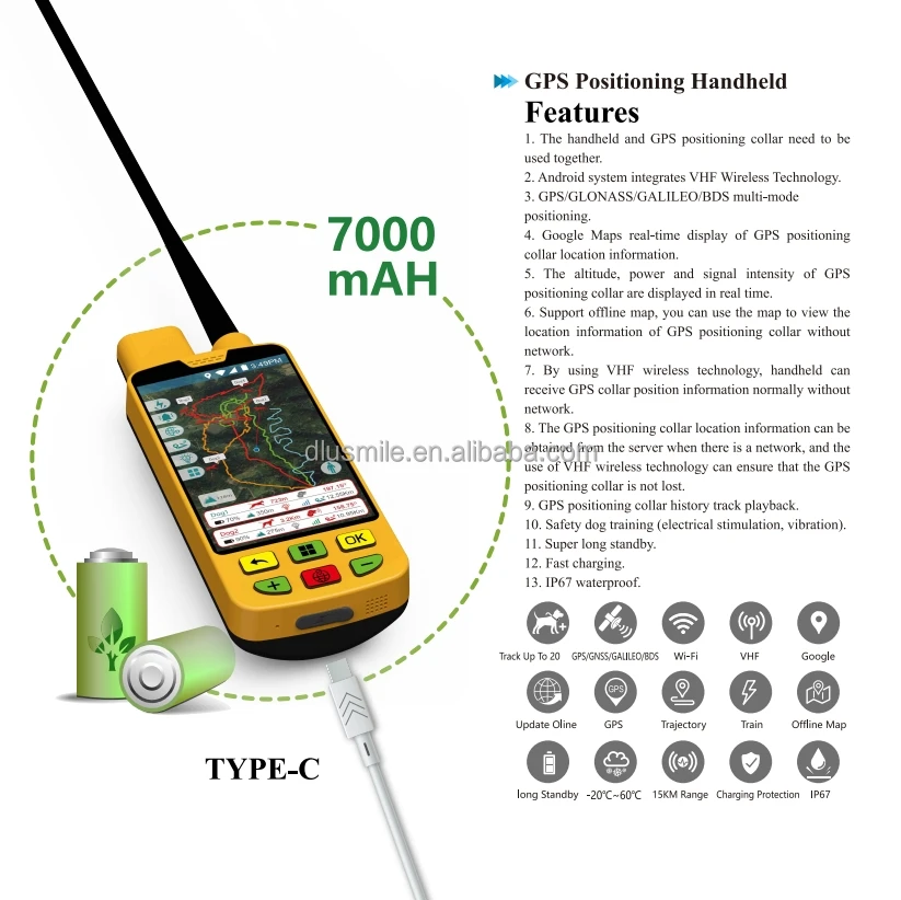 Wholesale Custom New Ip67 Waterproof Hunting Dog Collar Option Up To 10