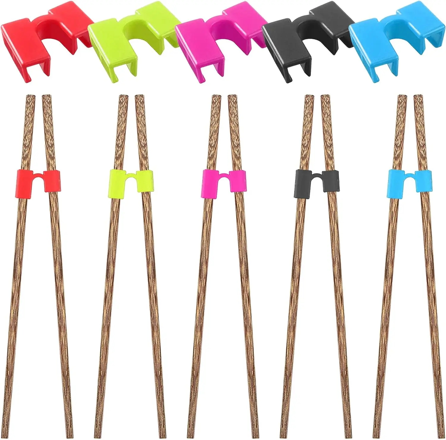 Chopstick Helpers Plastic Hinges Connector Training Chopstick for Adults Beginner Trainers or Learner