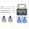 Leakage + Circuit Breaker + Three-pin Socket