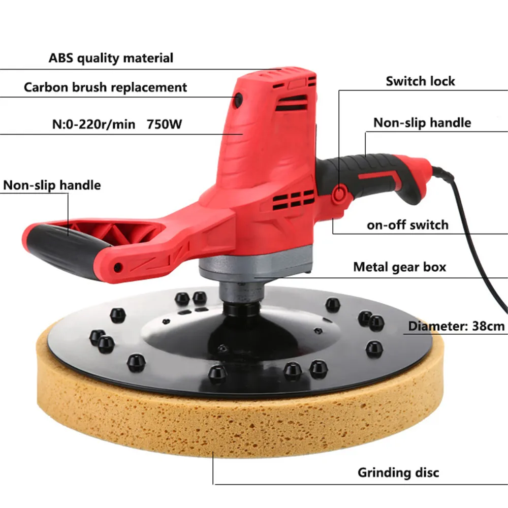 Handheld Sander  for Ceiling and Wall Concrete Cement Mortar Trowel