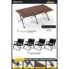120 Chaises Kermit en Noyer Noir * 4