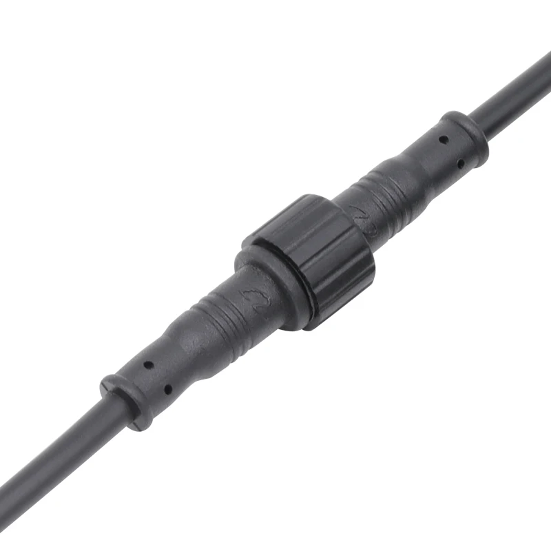 AOHUA Factory Sales Sensor Connector Cable IP65  M12 1 2 3 4 5Pin Male Female Plastic Circular PVC Connector  Molded Cable