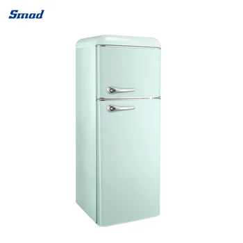 Smad両開きドアトップ冷凍庫カラフルなヴィンテージレトロ冷蔵庫冷蔵庫