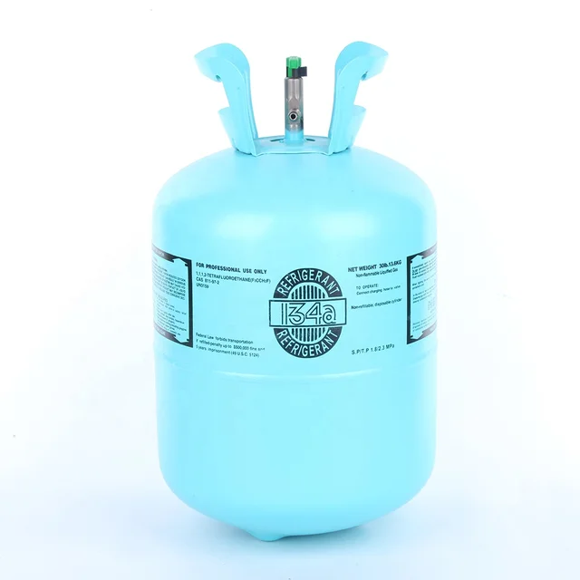 Factory direct supply  refrigerant R134a 13.6kg high purity R134A refrigerant gas price for sale