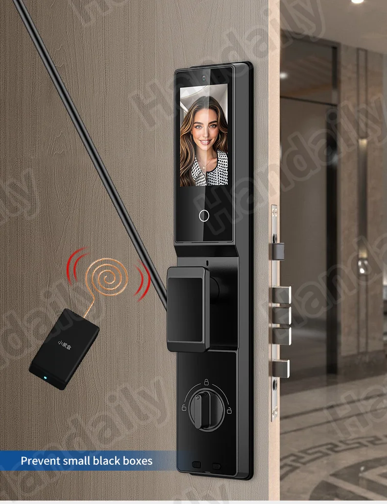 waterproof tuya 3d face recognition smart lock biometric fingerprint with video call function for gate digital door lock p60-3