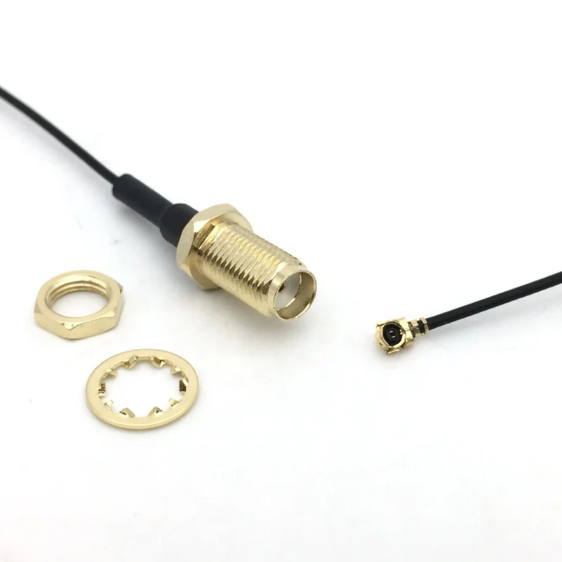 Высококачественный коннектор SMA Female к U.fl Ipex MHF4 RG1.13 коаксиальный ОТРЕЗОК кабеля длиной 6