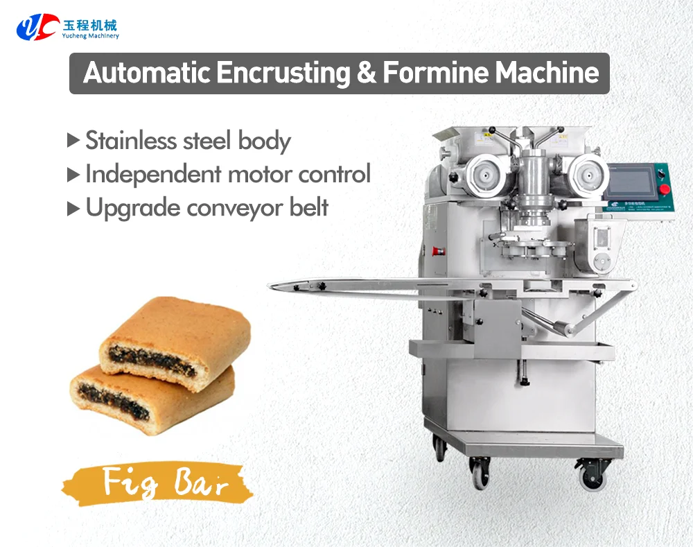 Shanghai Yucheng High Quality 304 Stainless Steel Fig Cookie Making Machine for Factory details