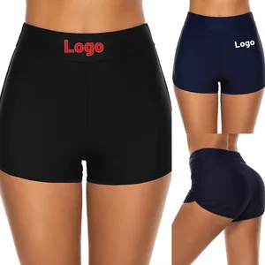 Custom Logo Oversized Hip Lifting Yoga Pants Running Fitness Women's Quick Dry Nylon Gym Leggings Breathable Sports Shorts