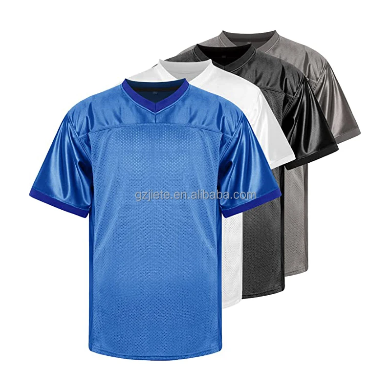Digital Sublimation Printing Quick Dry Vented Mesh Football Jersey