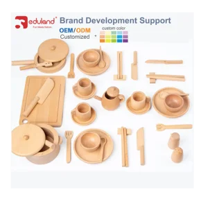 Kid Cooking Set Educational Kids Kitchen Sets Pretend Play Toys Wooden Toy
