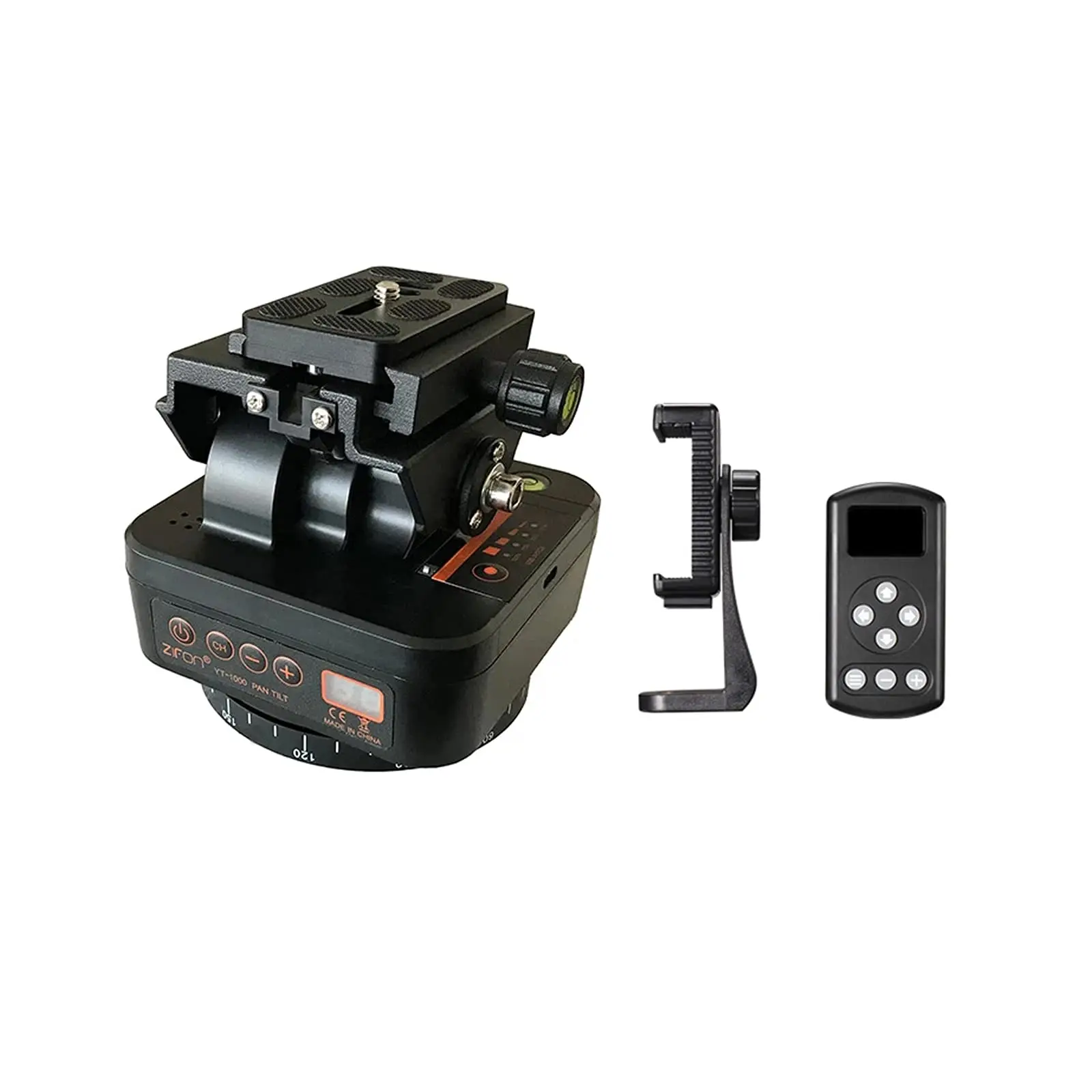Testa Motorizzata Per Treppiede ZTFON YT-1000 Con Telecomando 2.4G, Rotazione 360° E Inclinazione 70° Per Fotocamere, Smartphone E GoPro
