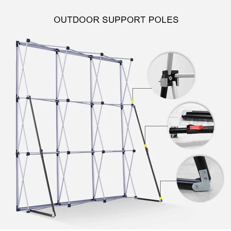 Adjustable Backdrop Standee - Perfect for Events & Displays