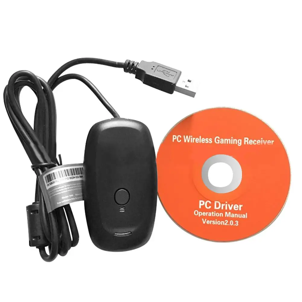 Wireless Gaming USB Receiver Adapter For Xbox 360 Games Controller Win7 