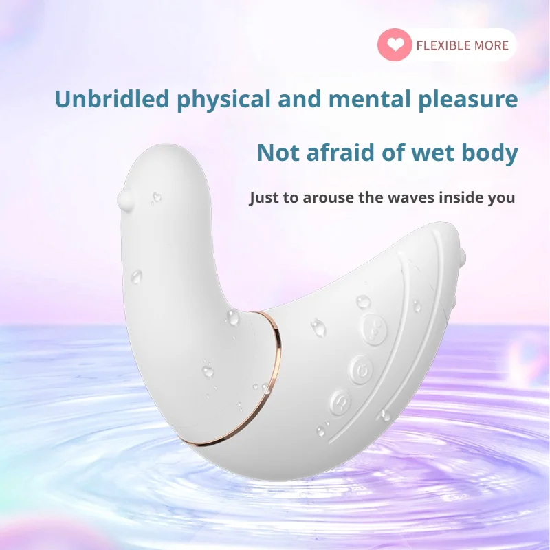 Silicone vibrator with 10 frequency options and multi-speed control