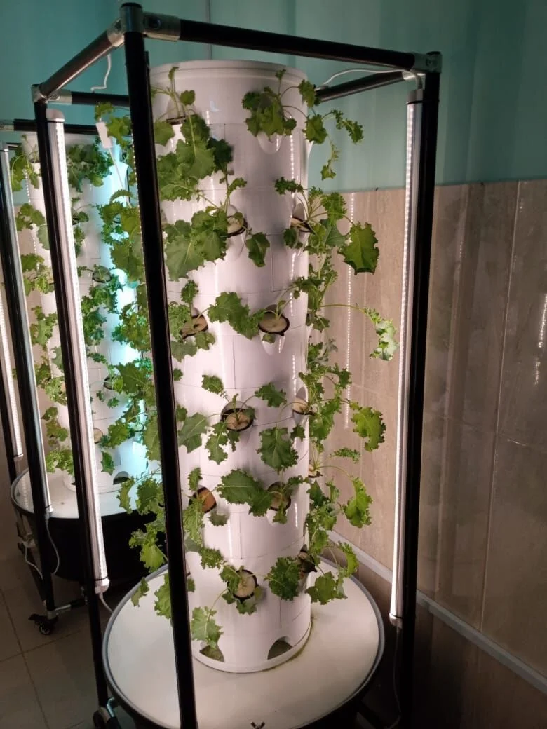 indoor hydroponic garden tower