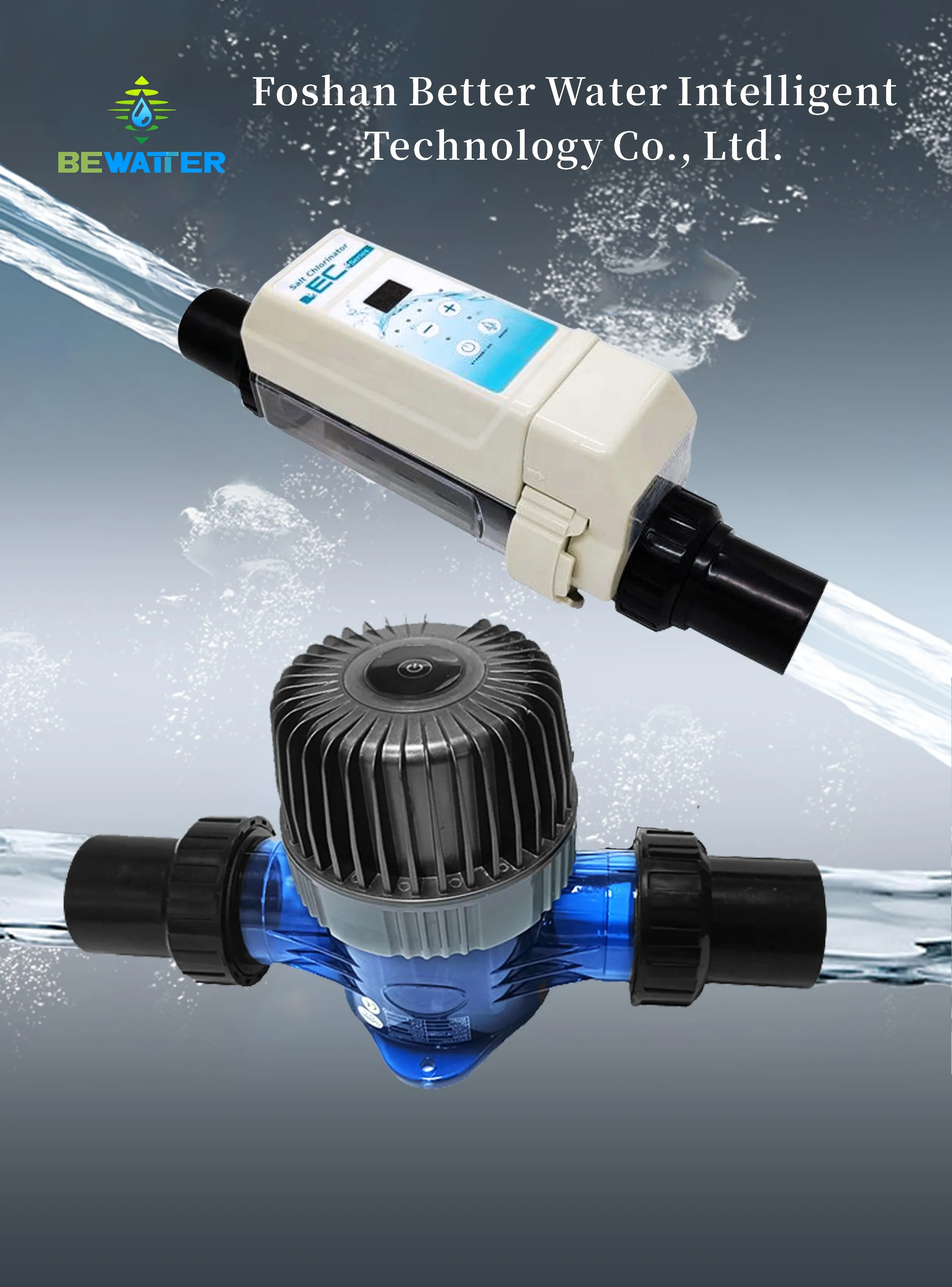 15000h Titanium Electrodes Swimming Pool Salt Chlorinator Replacement ...