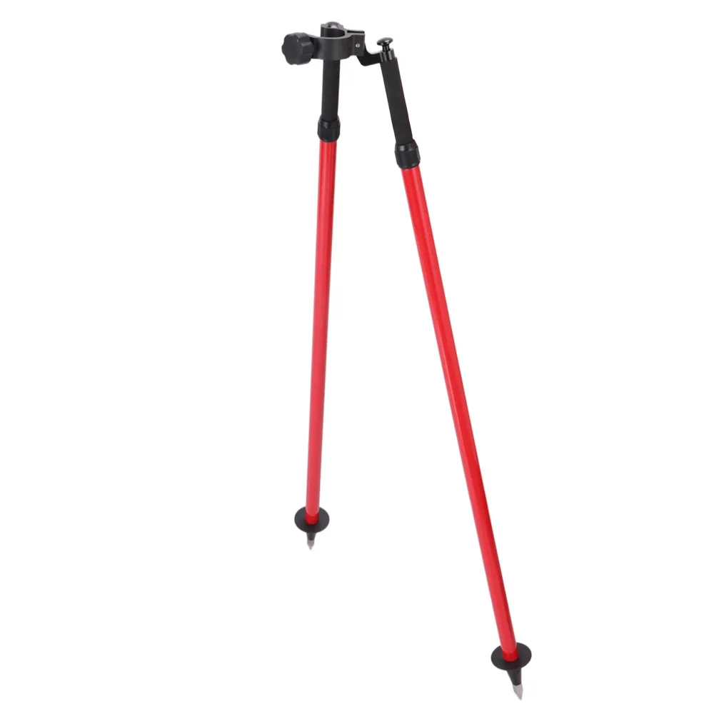 Aluminum Thumb Release Prism Pole Bipod – For GPS, Surveying, Trimble, Seco – 5.74" Height