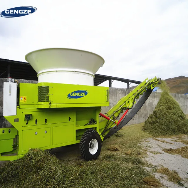 Agricultural Tractor PTO Driven Cattle Feed Straw Maize Silage Processing Tub Grinder