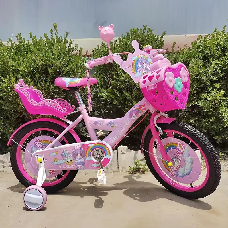 Online Store 12 14 16 18 Inch Kids Racing Bikes Bisicleta Children's Cycle  Bicycle for Girl Years Old