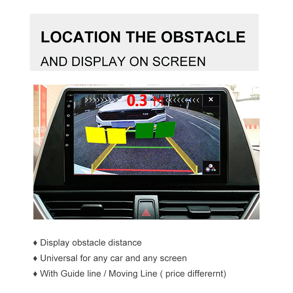 AHD 720P Moving Line Smart Detection Parking System Night Vision Camera Car Camera System Car Parking Sensor Car Reversing Aid