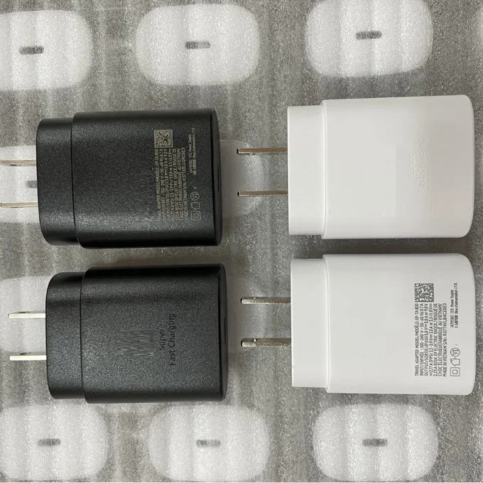 25W PD Super Fast Charging USB-C Power Adapter for Samsung S21 S20