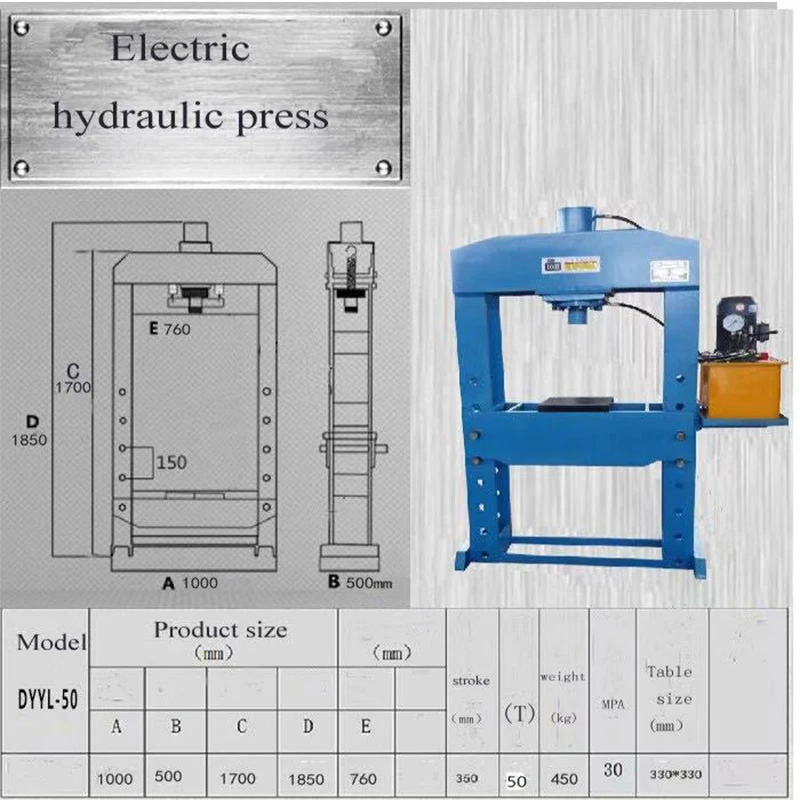 Гидравлический пресс 20 тонн 30 тонн 50 тонн 100 тонн 200 тонн для продажи