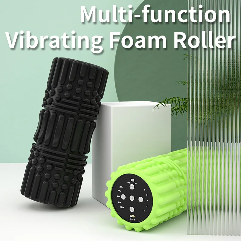 water based lubricant warming New Electric 5-speed Vibrating Hot Sale Vibrating Roller Yoga Electrical  Foam Roller with Music Player