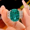 adjustable size Parra green ring