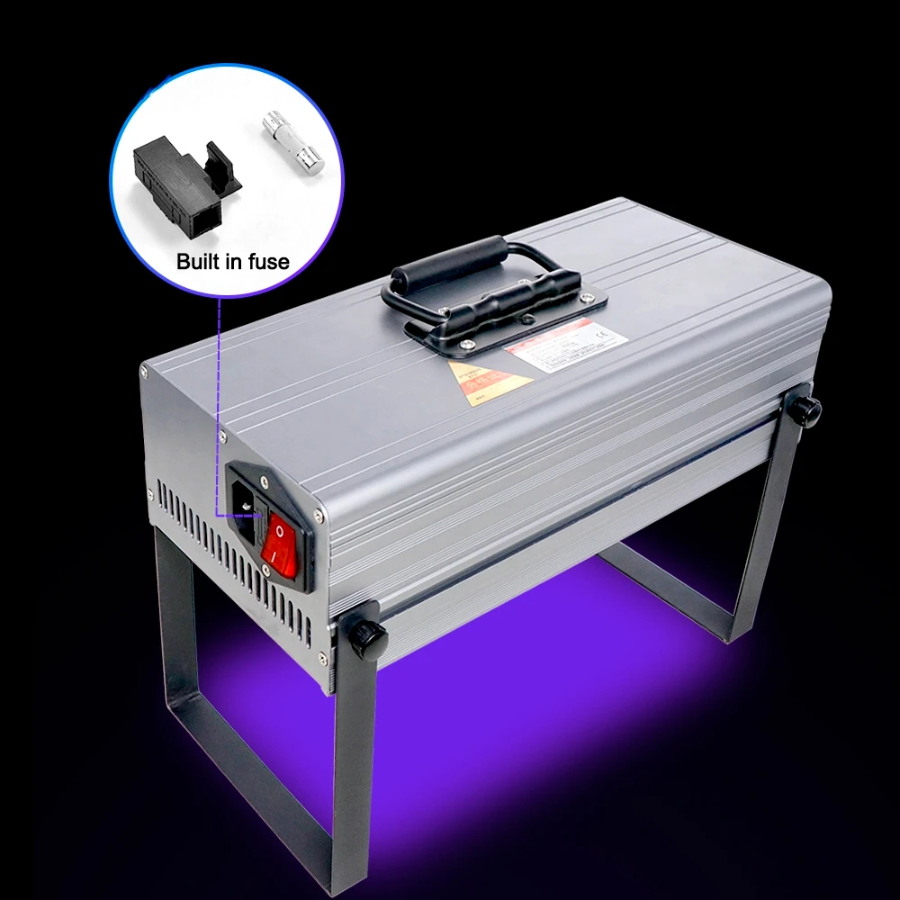Portable UV LED Curing Lamp Machine Ink Screen Printing Shadowless Adhesive Air Cooled 365nm 395nm Light for Uv Inkjet and Flatb