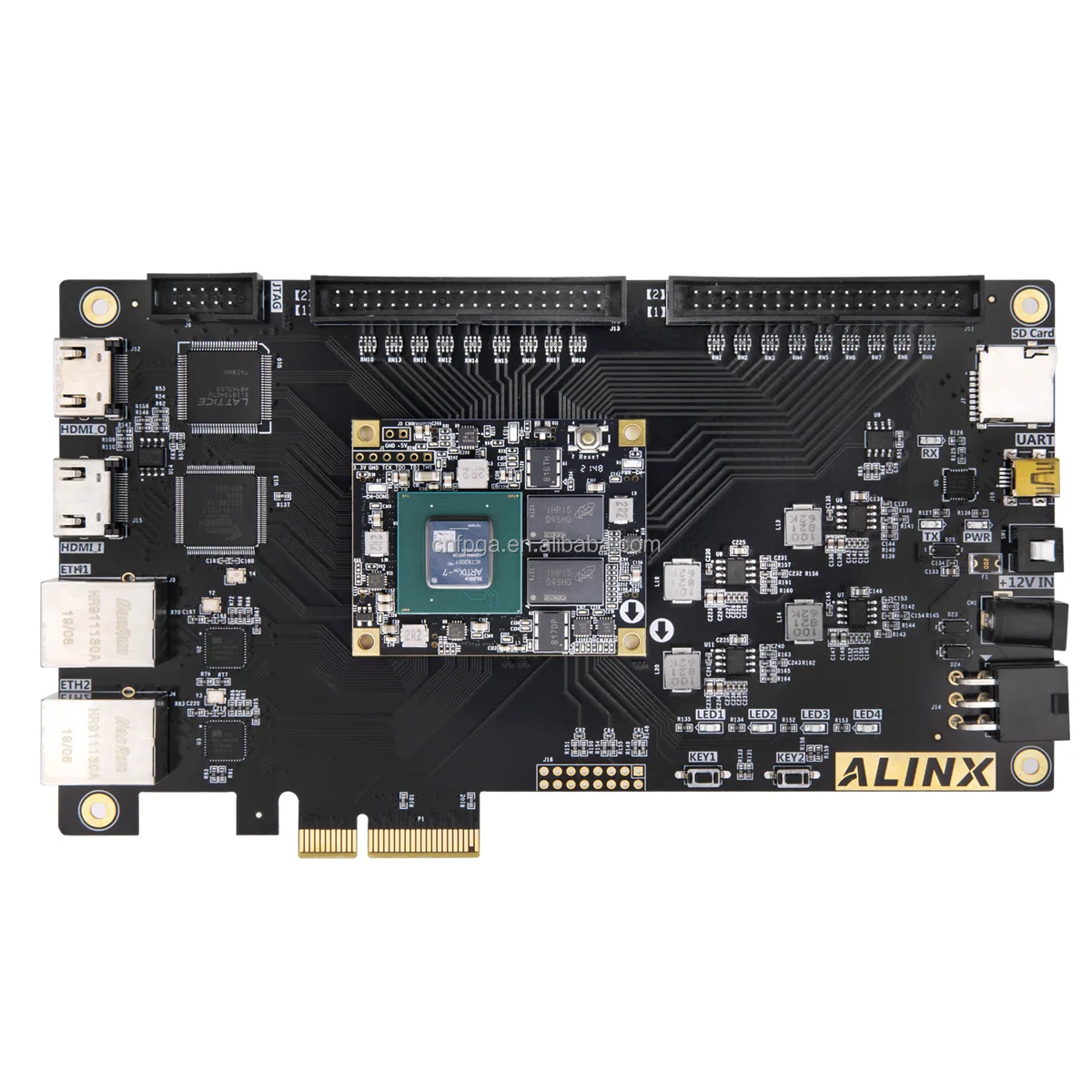 ALINX AX7203 XILINX Artix-7 XC7A200T FPGA Development Board - PCIe