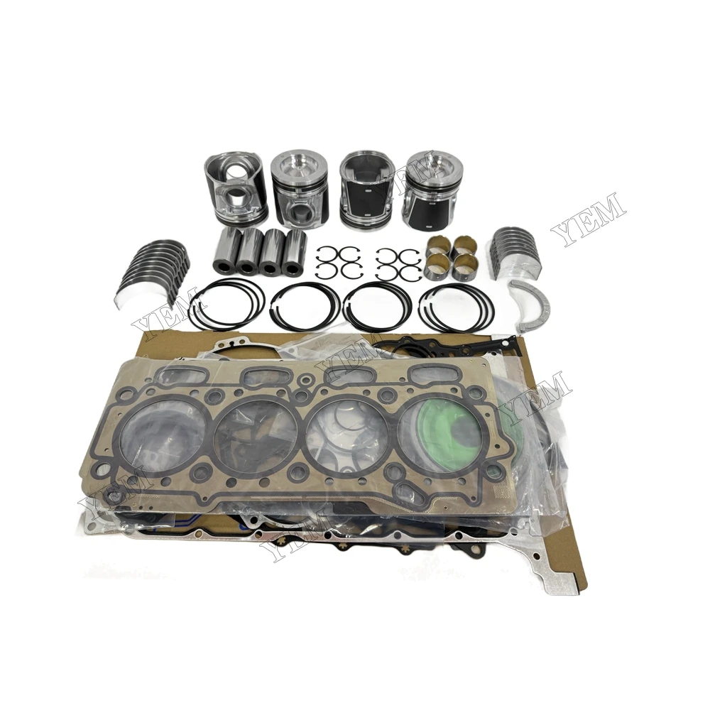 For Cat C4.4 Piston Kit Overhaul Kit With Bearings Set Machinery Engine Spare Parts 6