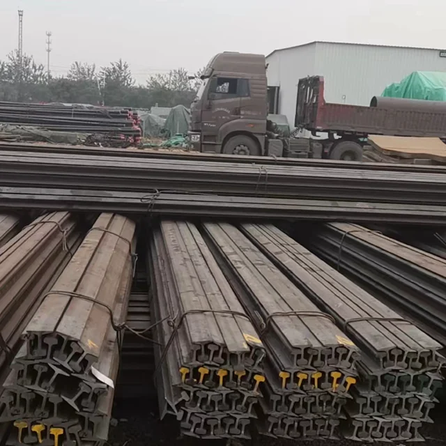 Factory Price Q235B 55Q 15KG 30KG Rail Steel for Factory subway Hms 1 & 2 iron Scrap used steel railway rails