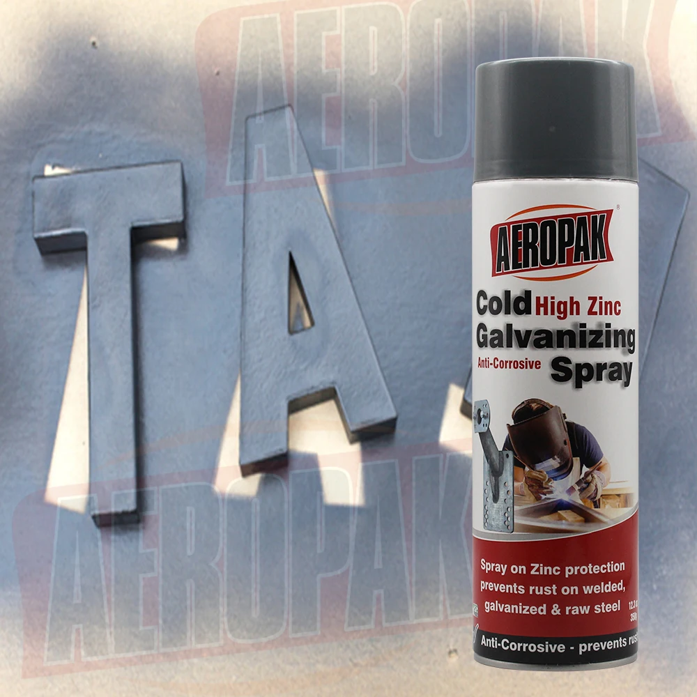 Aeropak 500ml Aerosol Cold Galvanizing Spray Paint Buy Zinc Spray
