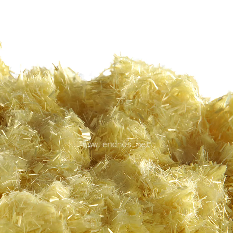 Устойчивая к высоким температурам износостойкая пара арамидная рубленная пряжа для пластиковых