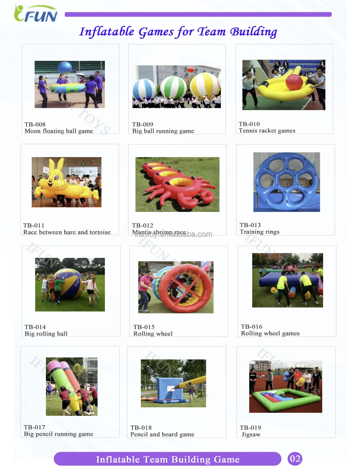 Fun Game Inflatable Props Fun Sports Props - Inflatable Thunder Drum & Floating Ball