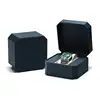 Octagonal PU Leather Dark Blue