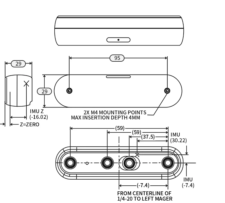 Intel RealSense D455 3D Depth Camera - Fourth-Generation