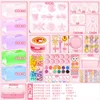 [five colors beginner set] with pink storage box
