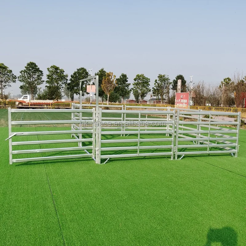 Custom Any Size Portable Corral Panels to Be Used for Horse Sheep Goat Temporary Stalls Horse Corral Panels