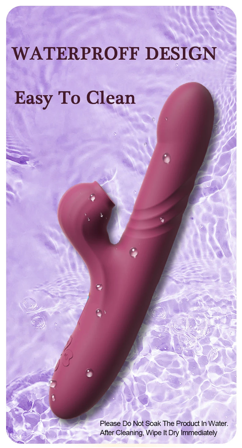 Purple color variant of multi-zone pleasure vibrator