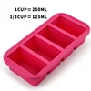 Rojo de 4 compartimentos