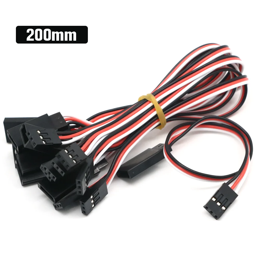 1PCS 15cm/20cm/30cm 1to1 1 Bis 2 1 Bis 3 RC Servo Verlängerung Draht Kabel Für Futaba JR Männlich Zu Weiblich RC Moll Auto Stecker Anpassung