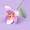 Gradient light purple-Open tulip flower stem