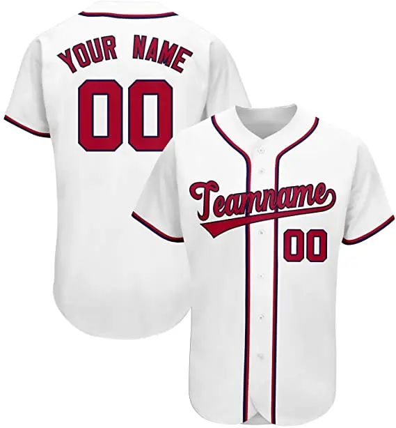 Washington Nationals Custom Name & Number Baseball Jersey Shirt