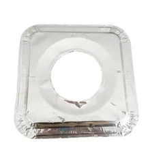 Household square aluminum foil gas oil pollution protection device cover